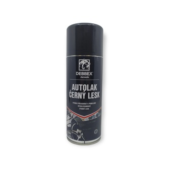 Autolak černý lesk DEBBEX 400ml