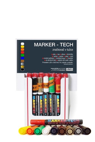 Značkovač v tužce TECH žlutá tenký