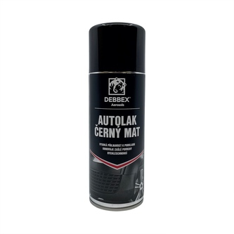 Autolak černý mat DEBBEX 400ml