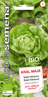 Dobrá semena BIO Salát hlávkový - Král Máje 0,4g