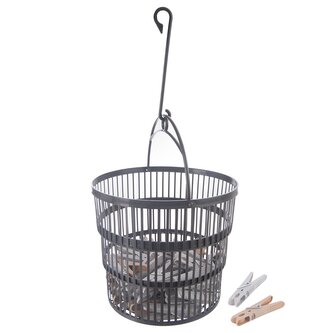 Prádelní kolíčky v košíku 50 ks