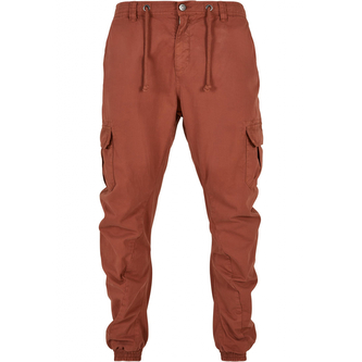 Kalhoty Urban Classics Cargo Jogging - oranžové, 5XL