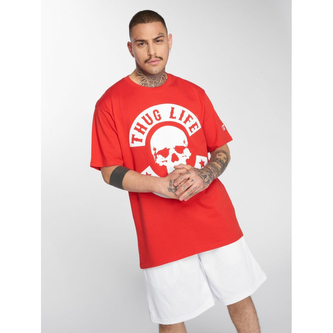 Tričko Thug Life Big Skull - červené, XL