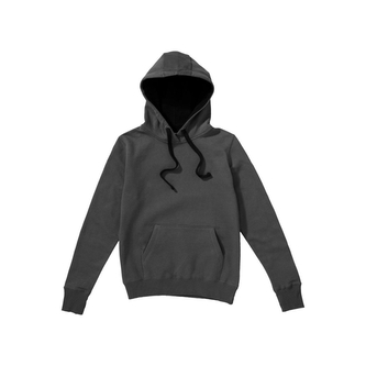 Mikina s kapucí SG Contrast - šedá, 5XL