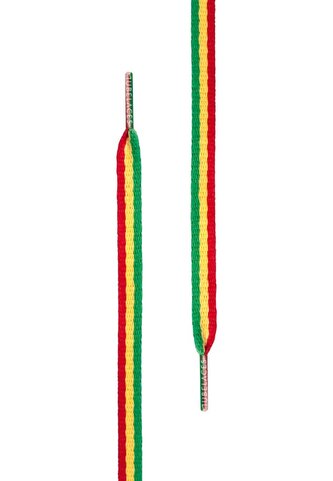 Tkaničky do bot Tubelaces Flat Rasta - barevné, 120