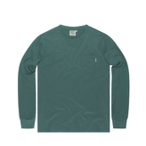 Triko dlouhé Vintage Industries Grant Pocket Long - modré, M