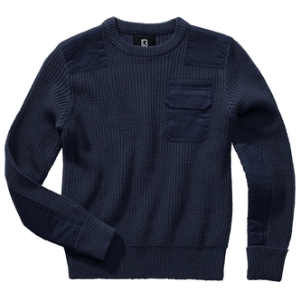 Svetr dětský Brandit Kids BW Pullover - navy, 158/164