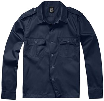 Košile Brandit US Hemd 1/1 - navy, XXL Košile Brandit US Hemd 1/1 - navy, XXL