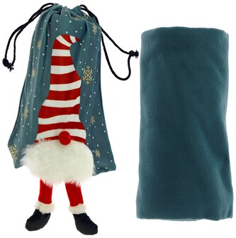 Vánoční batůžek s dekou Tijn dessign 1