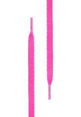 Tkaničky do bot Tubelaces Flat - růžové svítící, 90