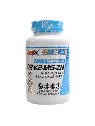 Amix Performance - Vitamin D3-K2-MG-ZN 90 kapslí
