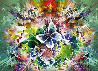 GRAFIKA Puzzle Jarní květiny a motýli 3000 dílků