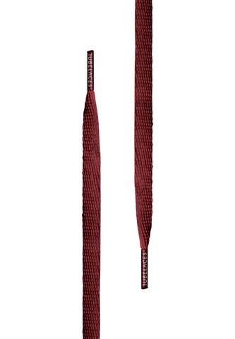 Tkaničky do bot Tubelaces Flat - tmavě červené, 90