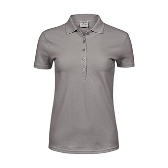 Polokošile dámská Tee Jays Luxury Stretch - šedá, L