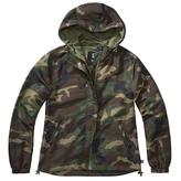 Bunda Brandit Ladies Summer Windbreaker Frontzip - woodland, XL