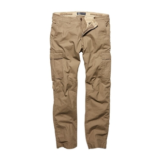 Kalhoty Vintage Industries Mallow - béžové, 38