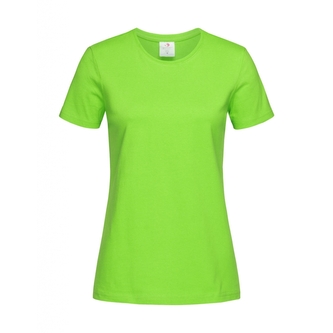 Tričko dámské Stedman Fitted s kulatým výstřihem - světle zelené, XL