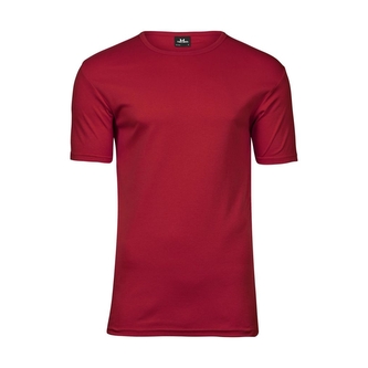 Triko pánské Tee Jays Interlock - tmavě červené, XL