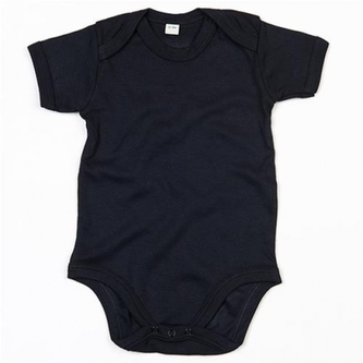 Dětské body Babybugz Organic Baby Short - černé, 0-3 měsíců