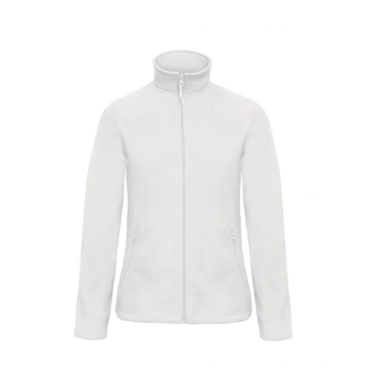 Mikina dámská B&C Micro Fleece - bílá, L