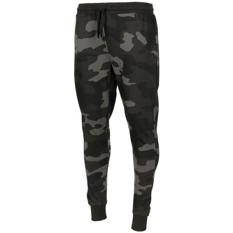 Kalhoty sportovní MFH Jogger - darkcamo, M