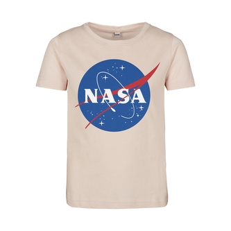 Triko dětské Mister Tee NASA Insignia - růžové, 134/140