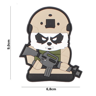 Gumová nášivka 101 Inc Tactical Panda - barevná