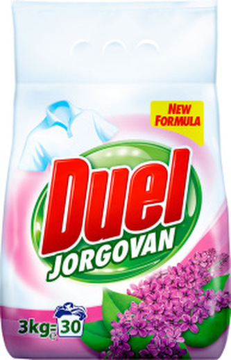 Duel prací prášek Jorgovan, 30 dávek, 3 kg