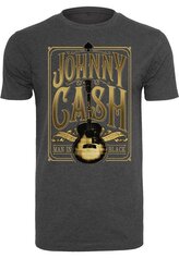 Triko Merchcode Johnny Cash Man In Black - šedé, M