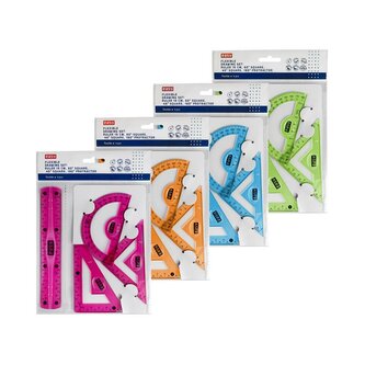 Sada pravítek FLEX  4 ks, box 12 ks