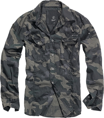 Košile Brandit SlimFit Shirt - darkcamo, 3XL