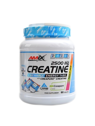 Amix Performance - Creatine creapure 2500mg chewable tabs zero sugar 60 tablet multi flavour