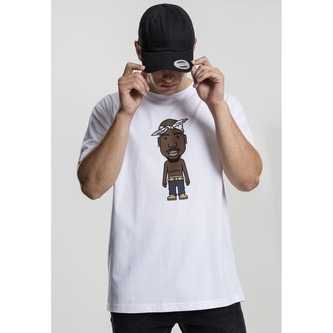 Triko Mister Tee LA Sketch - bílé, 3XL