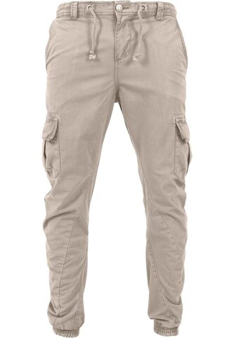 Kalhoty Urban Classics Cargo Jogging - světle béžové, S
