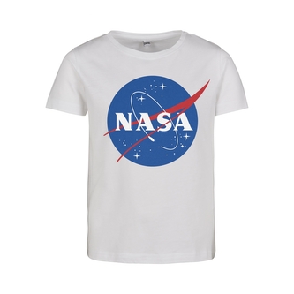 Triko dětské Mister Tee NASA Insignia - bílé, 146/152
