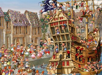 GRAFIKA Puzzle Piráti 4000 dílků