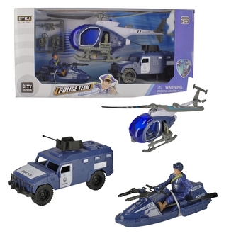 Sada policejního vrtulníku