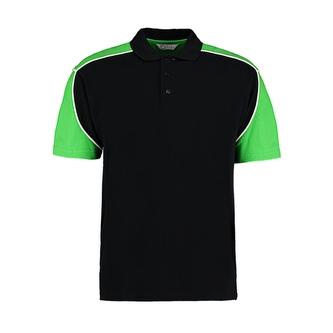 Polokošile Monaco Formula Racing - černá-zelená, XL