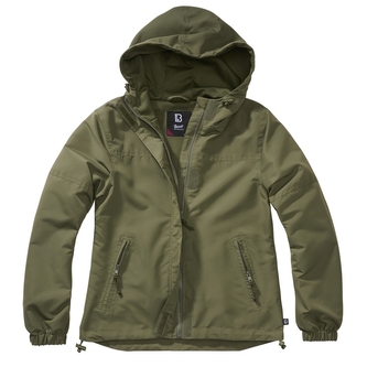 Bunda Brandit Ladies Summer Windbreaker Frontzip - olivová, L
