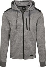 Mikina s kapucí Southpole Marled Tech Fleece - světle šedá, M