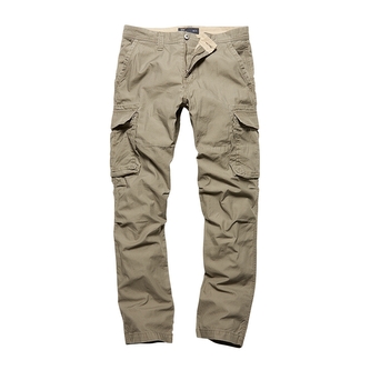 Kalhoty Vintage Industries Reef - olivové, 3XL