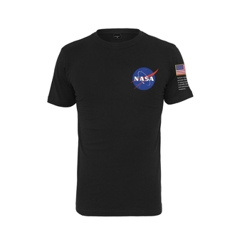 Triko Mister Tee NASA Insignia Logo - černé, S