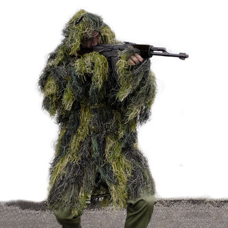 Parka maskovací Ghillie Suit - woodland, M/L