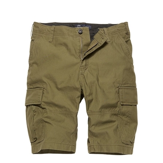Kraťasy Vintage Industries Kirby - olivové, 38