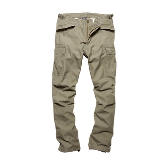 Kalhoty Vintage Industries M65 Heavy Satin - olivové, S