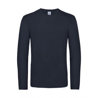 Triko s dlouhým rukávem B&C LSL Ultra - navy, L