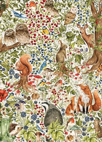 GIBSONS Puzzle The Art File: Lesní zvěř 1000 dílků