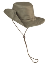 Klobouk Bush - olivový, S