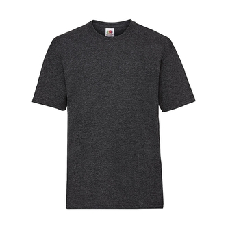 Tričko dětské Fruit of the Loom - tmavě šedé, 164