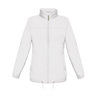 Dámská větrovka B&C Sirocco Women - bílá, XL